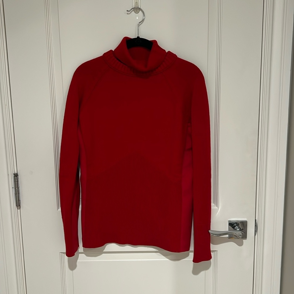 Athleta red sweater